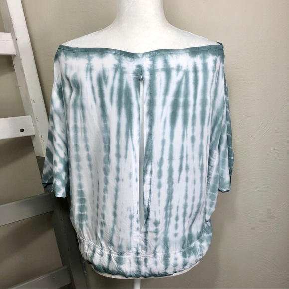 NORTH SHORE Tie Dye Top Split Open Back Surf Beach - Picture 7 of 10